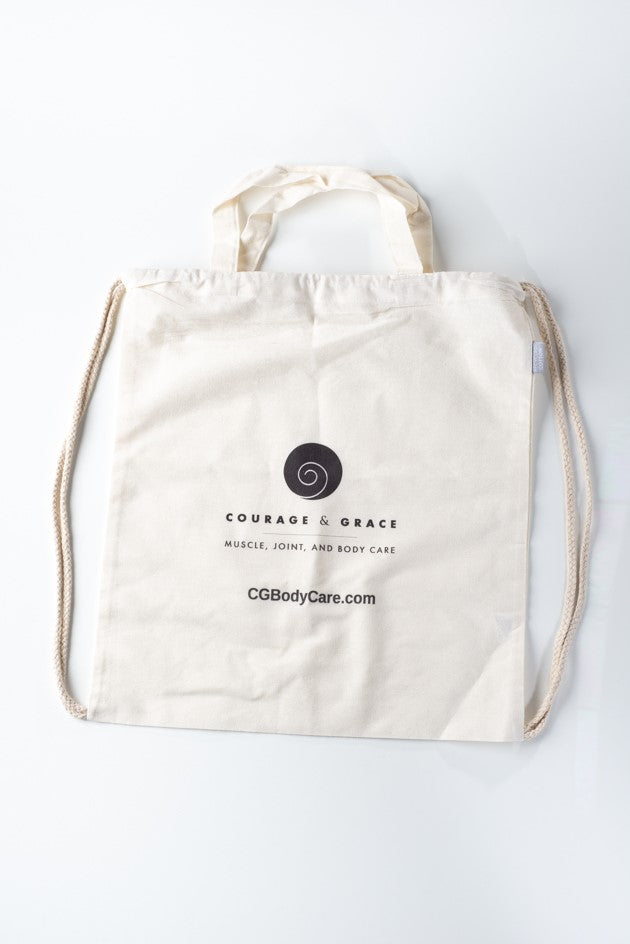 Recycled Cotton Drawstring Backpack / Tote