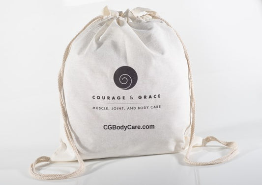 Recycled Cotton Drawstring Backpack / Tote