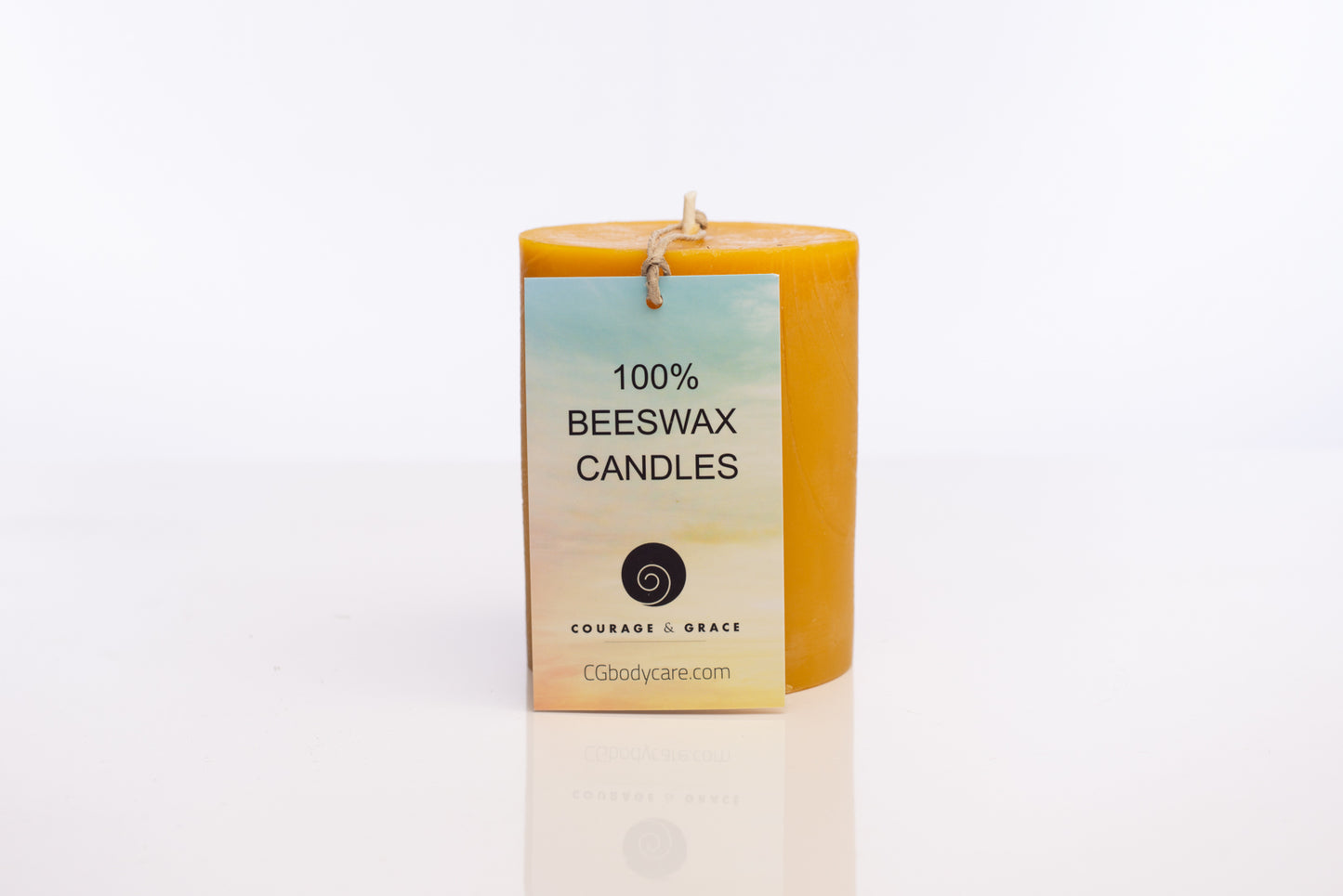 BEESWAX CANDLES -- Pillars
