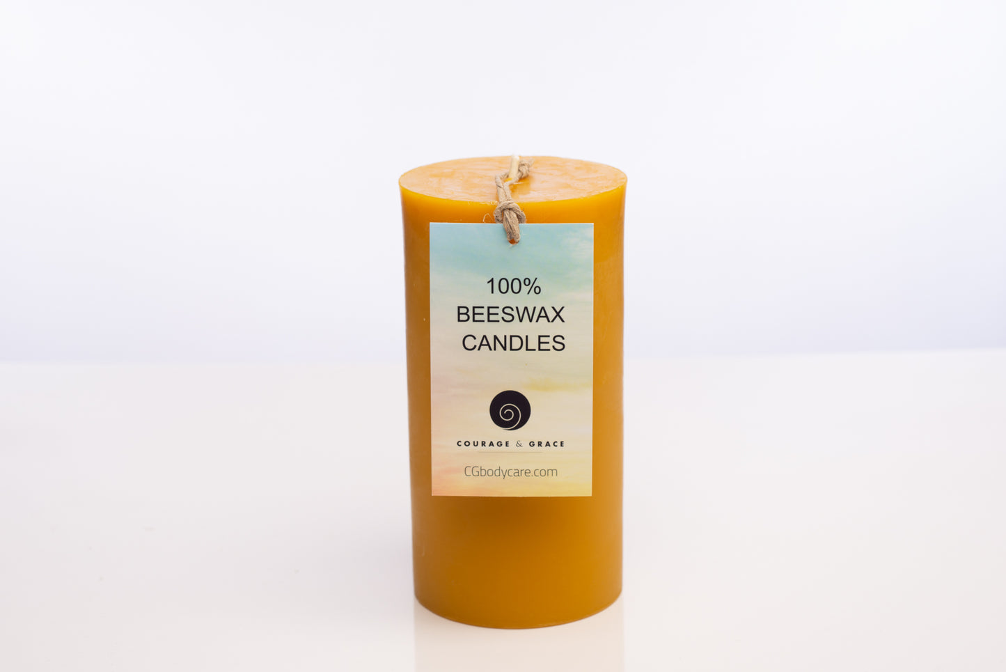 BEESWAX CANDLES -- Pillars