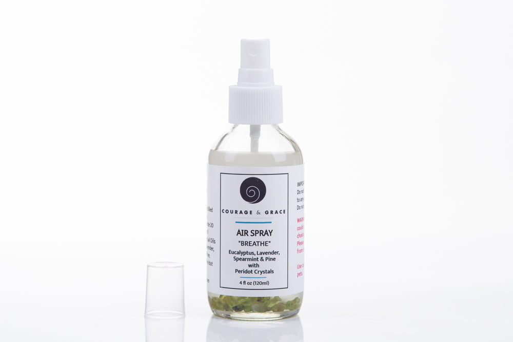 LAVENDER GARDEN AIR SPRAY with Amethyst Crystals