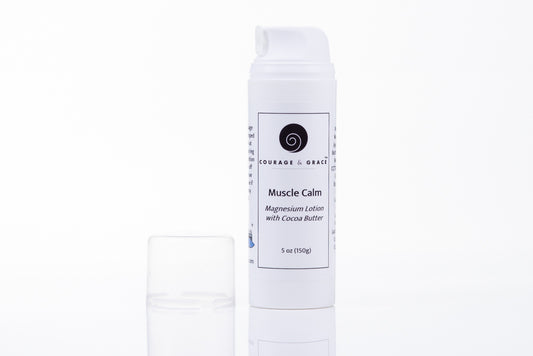 Muscle Calm Magnesium Lotion for Leg Cramps and Tight Muscles