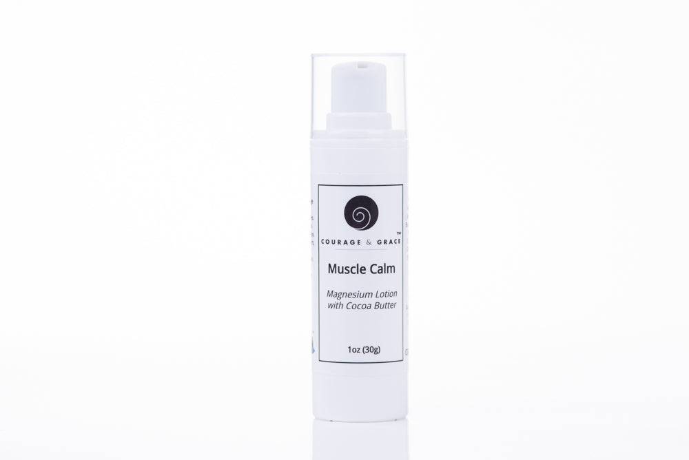 Muscle Calm Magnesium Lotion for Leg Cramps and Tight Muscles