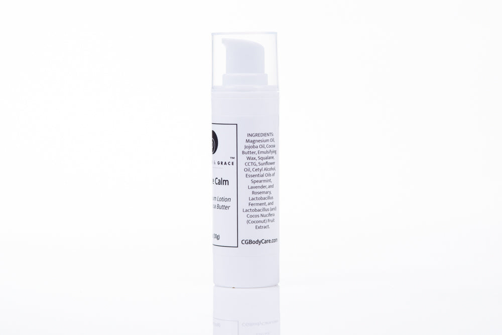 Muscle Calm Magnesium Lotion for Leg Cramps and Tight Muscles