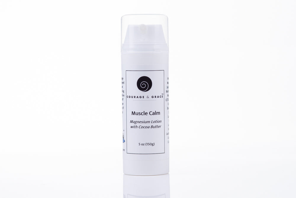 Muscle Calm Magnesium Lotion for Leg Cramps and Tight Muscles
