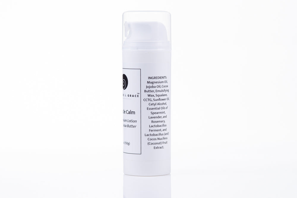 Muscle Calm Magnesium Lotion for Leg Cramps and Tight Muscles