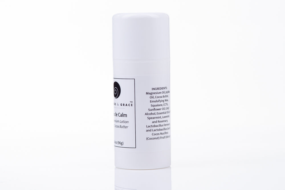 Muscle Calm Magnesium Lotion for Leg Cramps and Tight Muscles