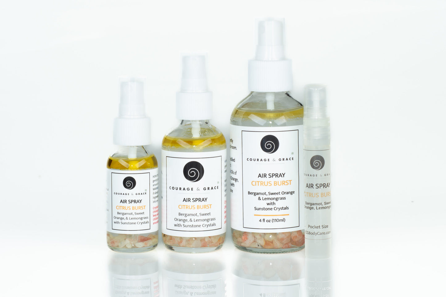 ROOM SPRAY -- Citrus Burst with Sunstone Crystals