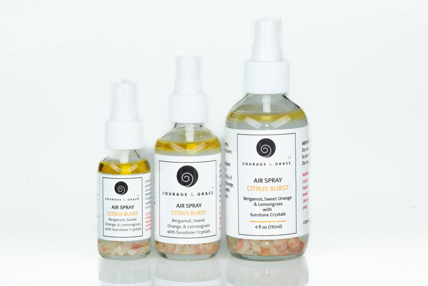 ROOM SPRAY -- Citrus Burst with Sunstone Crystals