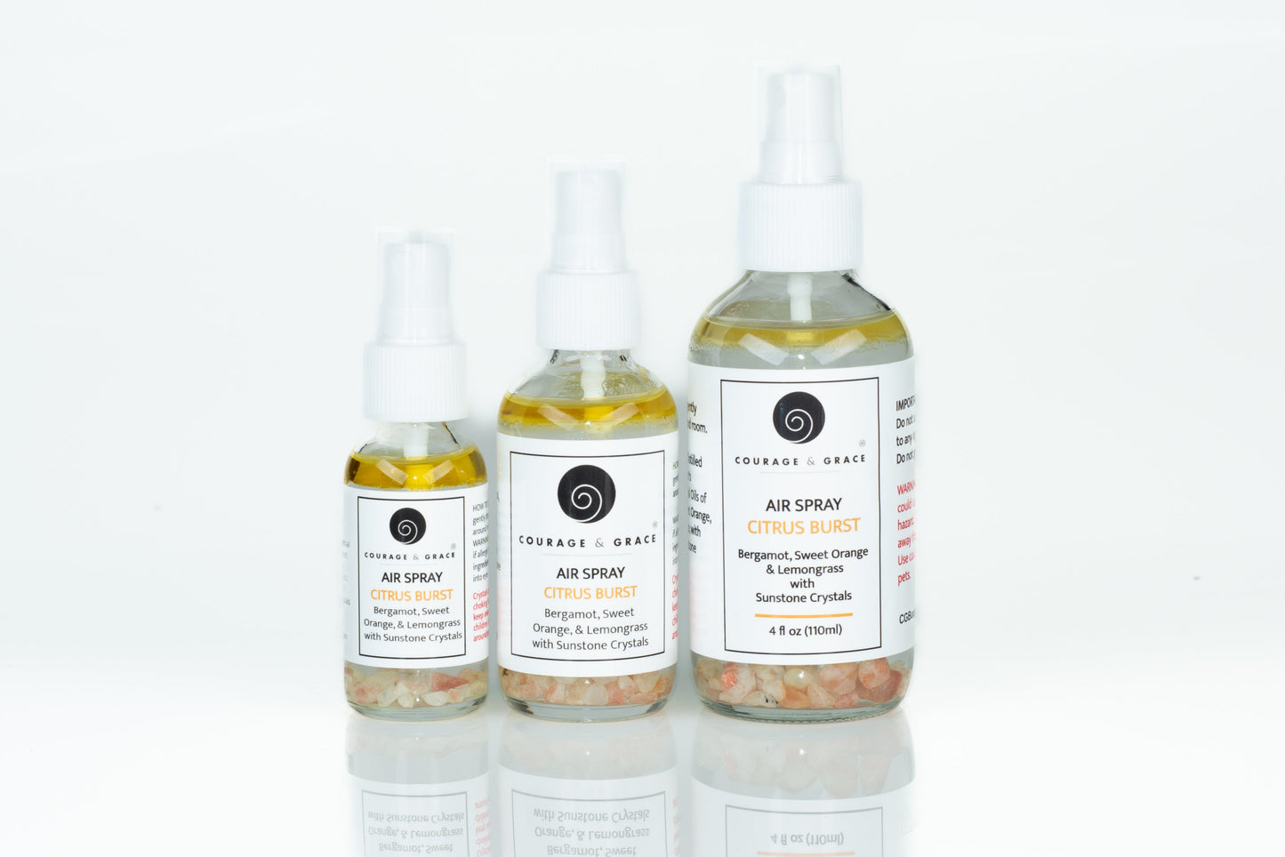 ROOM SPRAY -- Citrus Burst with Sunstone Crystals
