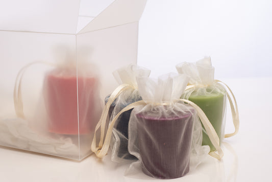 BEESWAX CANDLES -- Votives Gift Box