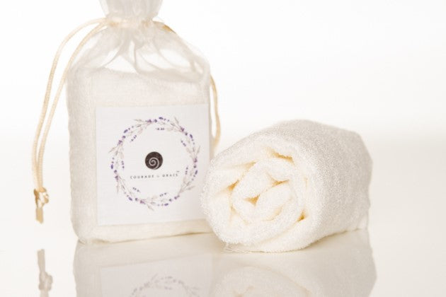 Luxury Organic Bamboo Washcloth (Pack of 2)