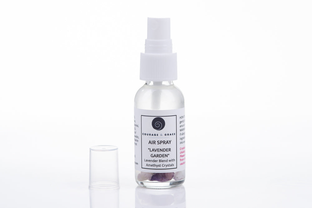 LAVENDER GARDEN AIR SPRAY with Amethyst Crystals