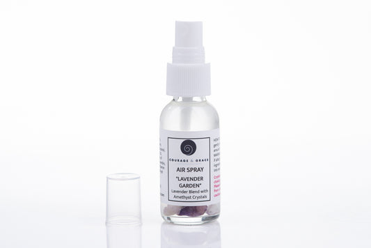 LAVENDER GARDEN AIR SPRAY with Amethyst Crystals