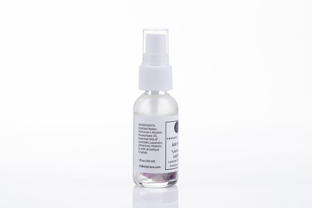 LAVENDER GARDEN AIR SPRAY with Amethyst Crystals