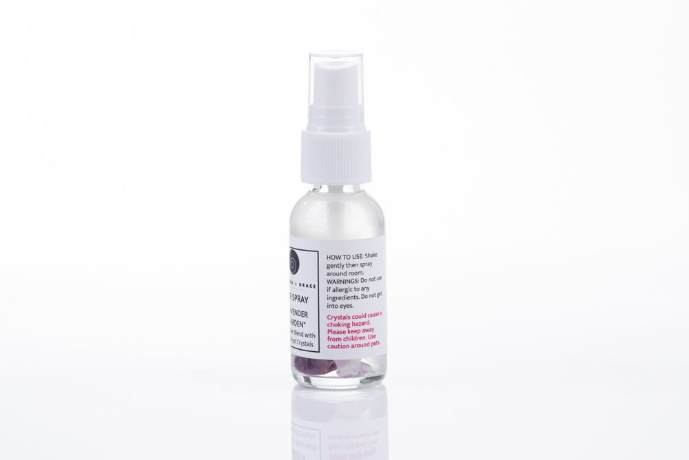 LAVENDER GARDEN AIR SPRAY with Amethyst Crystals