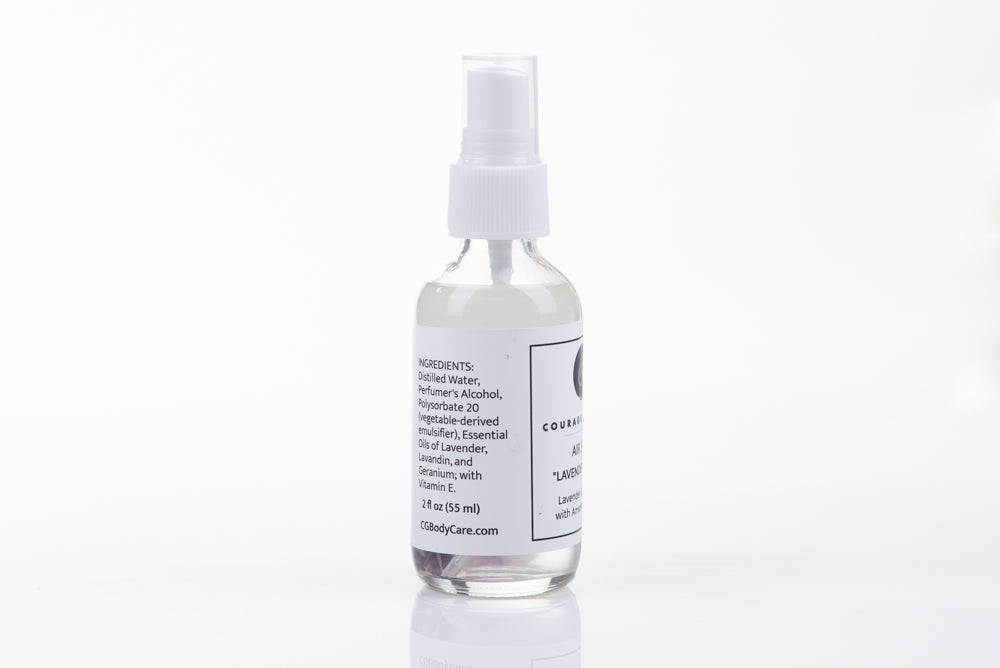 LAVENDER GARDEN AIR SPRAY with Amethyst Crystals