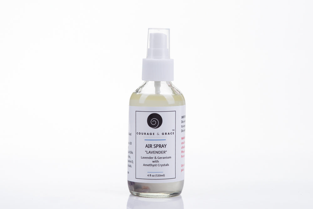 LAVENDER GARDEN AIR SPRAY with Amethyst Crystals