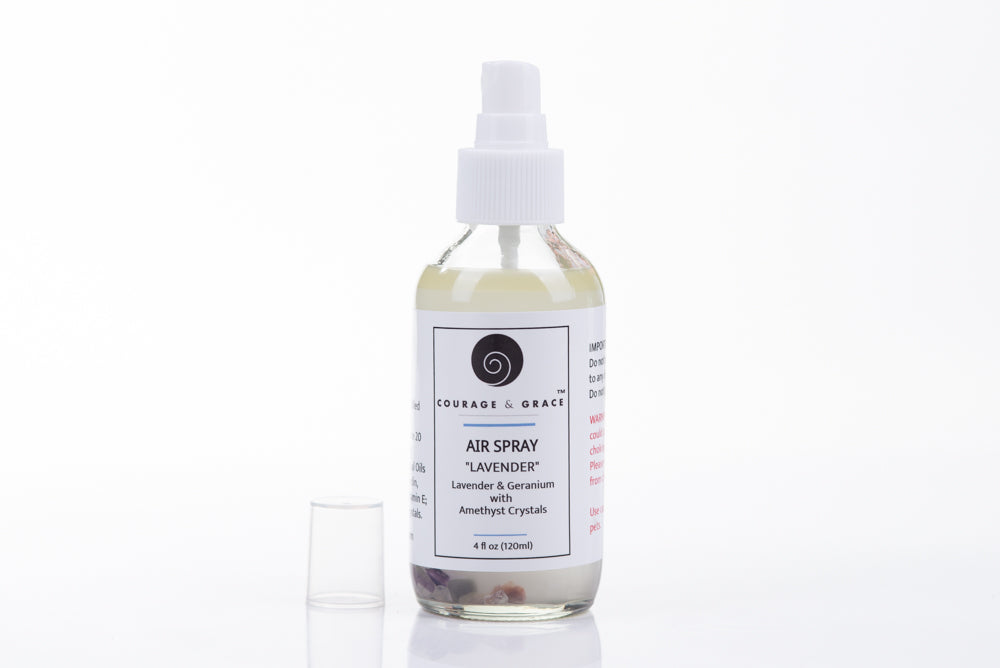 LAVENDER GARDEN AIR SPRAY with Amethyst Crystals