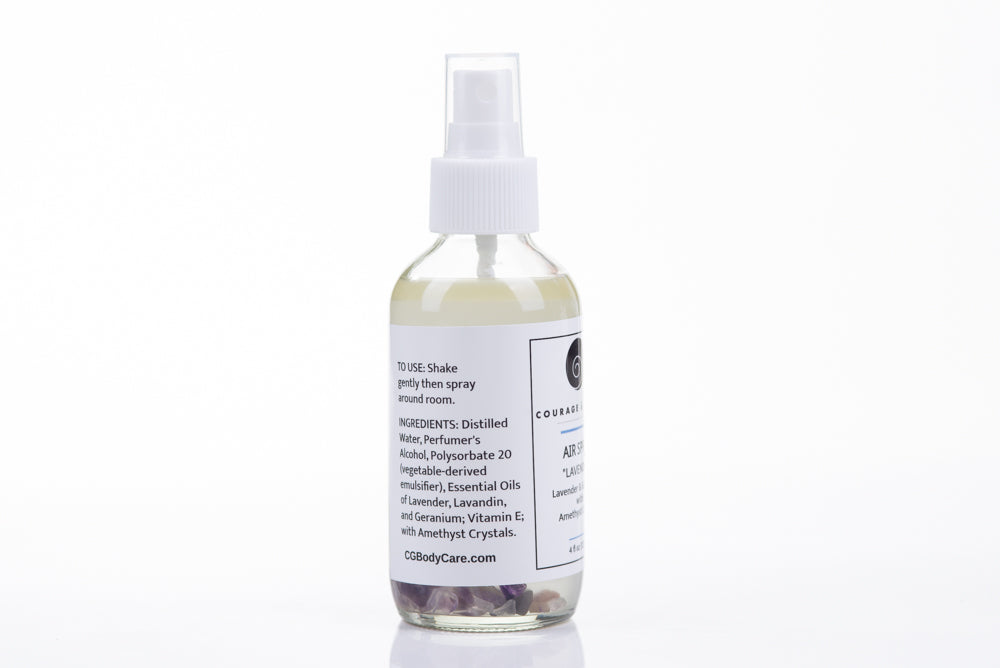 LAVENDER GARDEN AIR SPRAY with Amethyst Crystals
