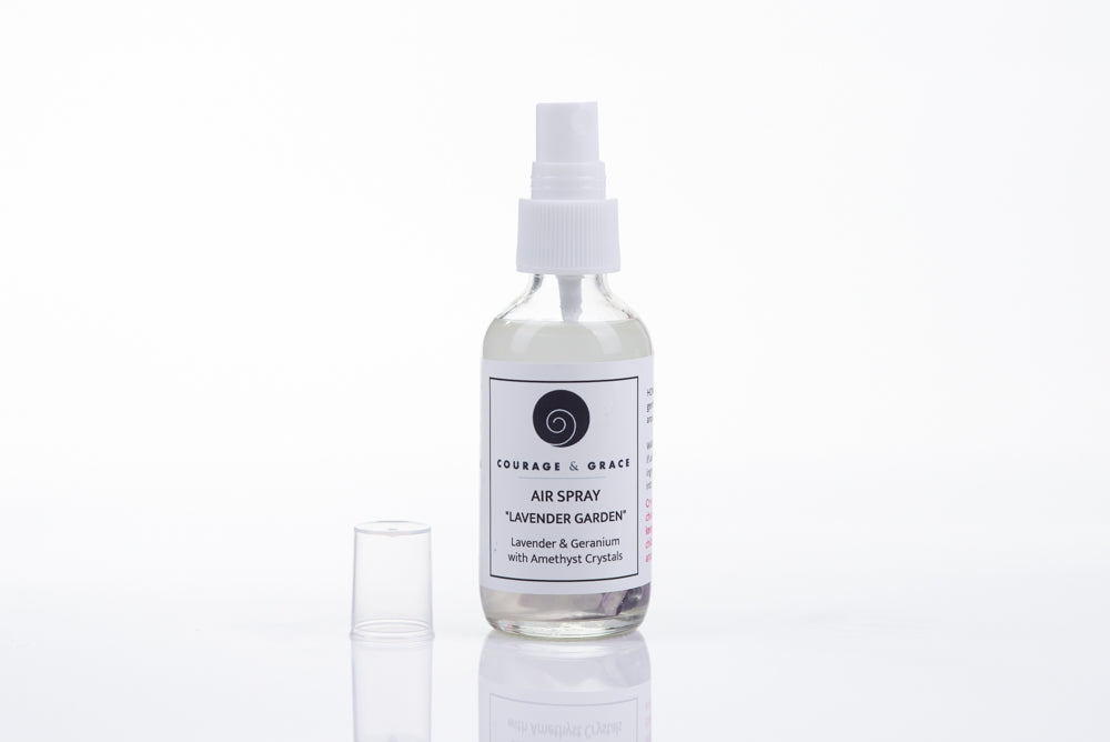 LAVENDER GARDEN AIR SPRAY with Amethyst Crystals