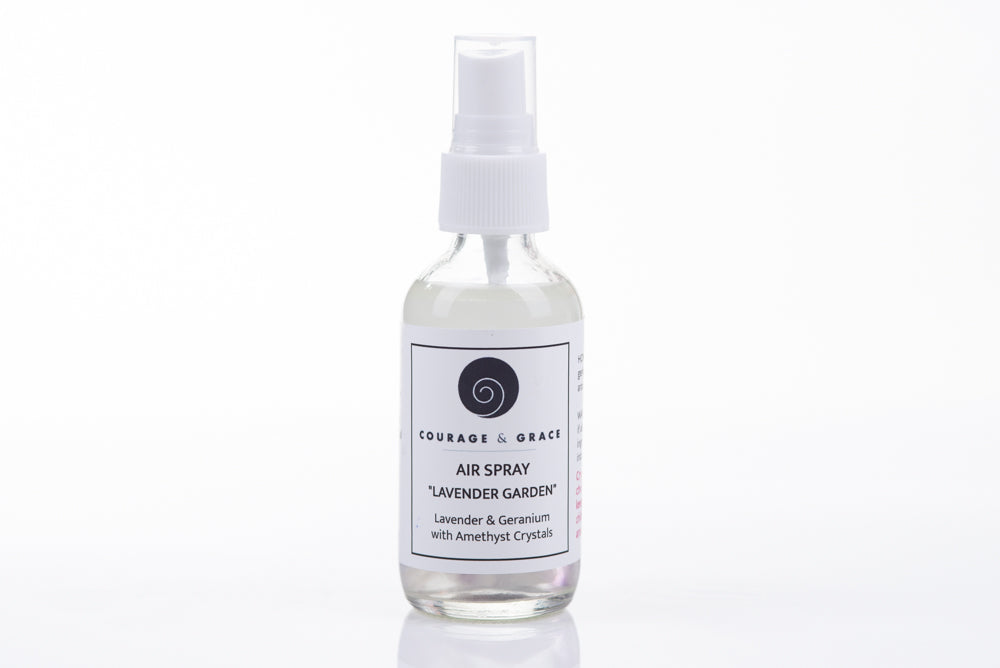 LAVENDER GARDEN AIR SPRAY with Amethyst Crystals