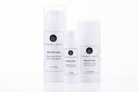 Muscle Calm Magnesium Lotion for Leg Cramps and Tight Muscles
